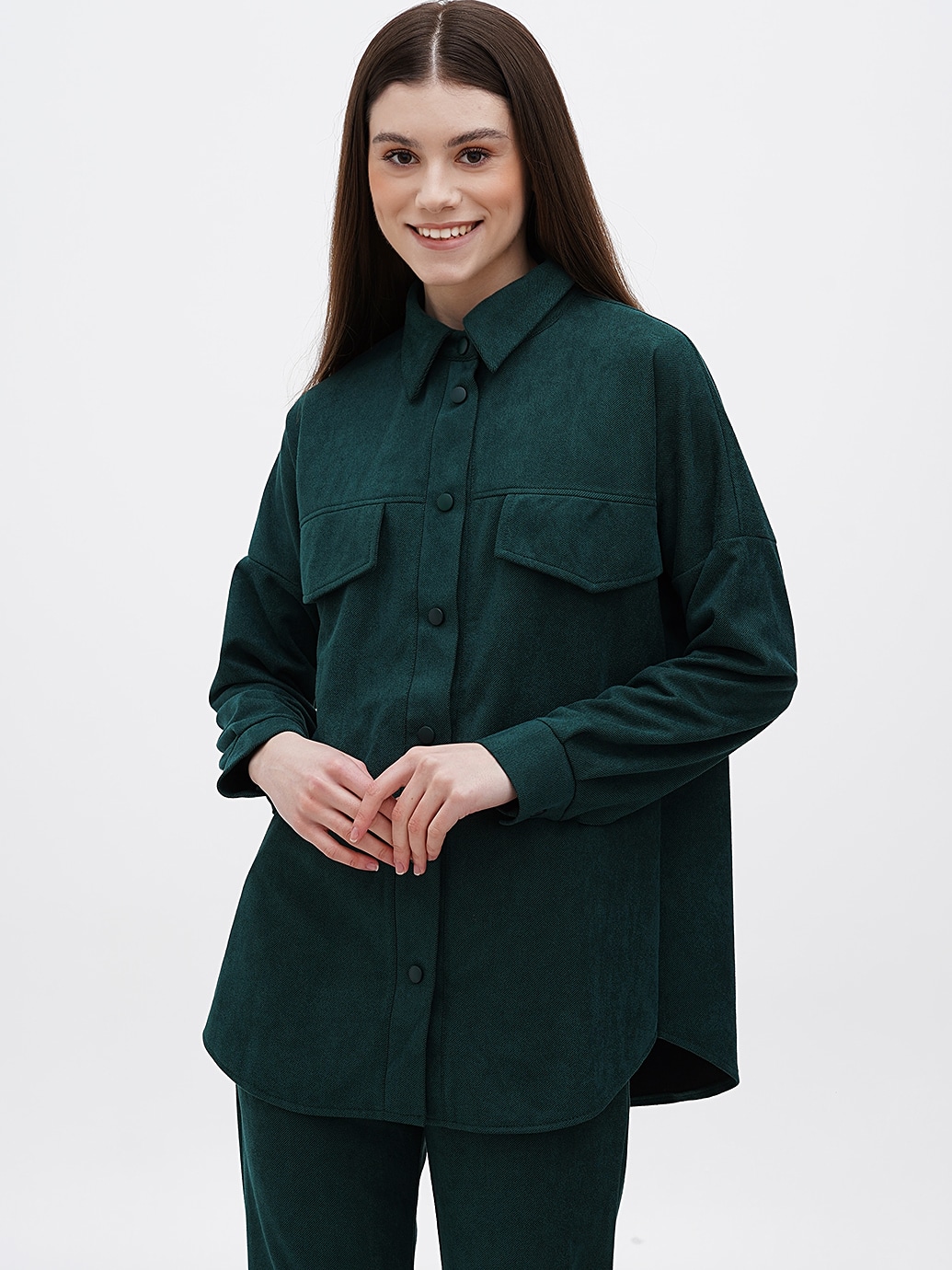 Акція на Сорочка жіноча EQUILIBRI TSV Shirt2 D L Green від Rozetka