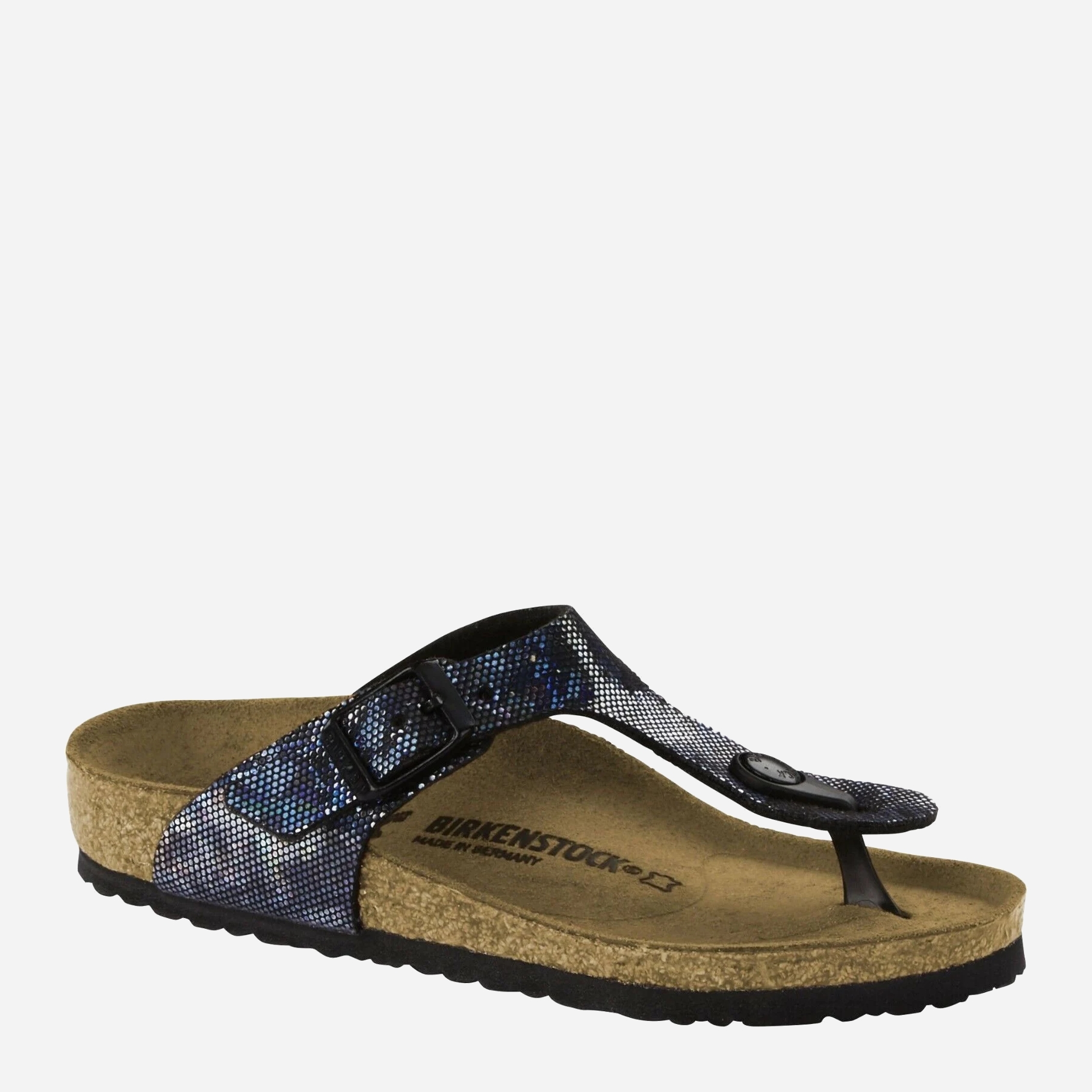 Акція на Дитячі в'єтнамки для дівчинки Birkenstock GIZEH Kids Birko-Flor Narrow 32 Чорні від Rozetka