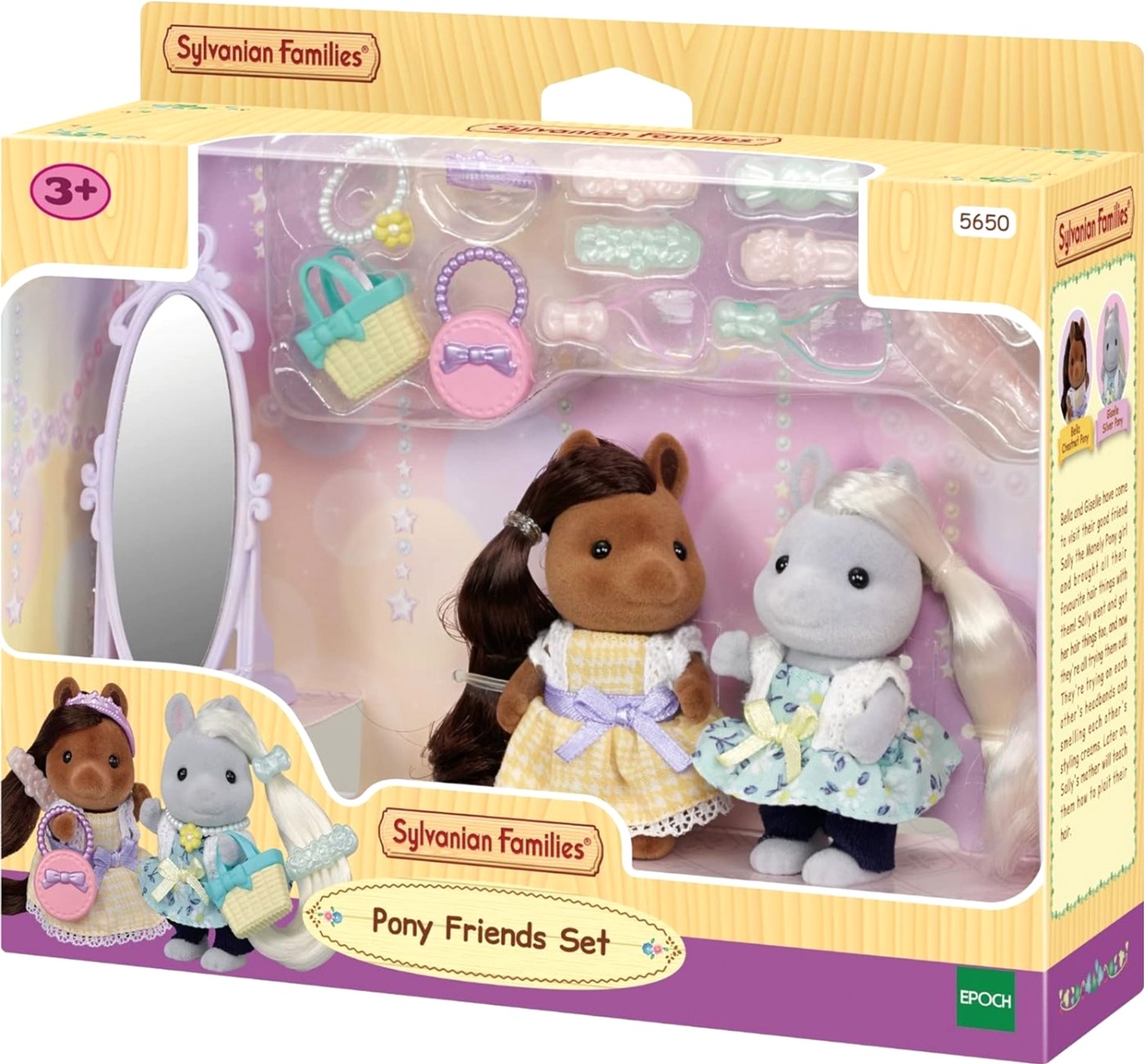 Фото - Дитячий набір для гри Sylvanian Families Zestaw do zabawy Epoch  Pony Friends  