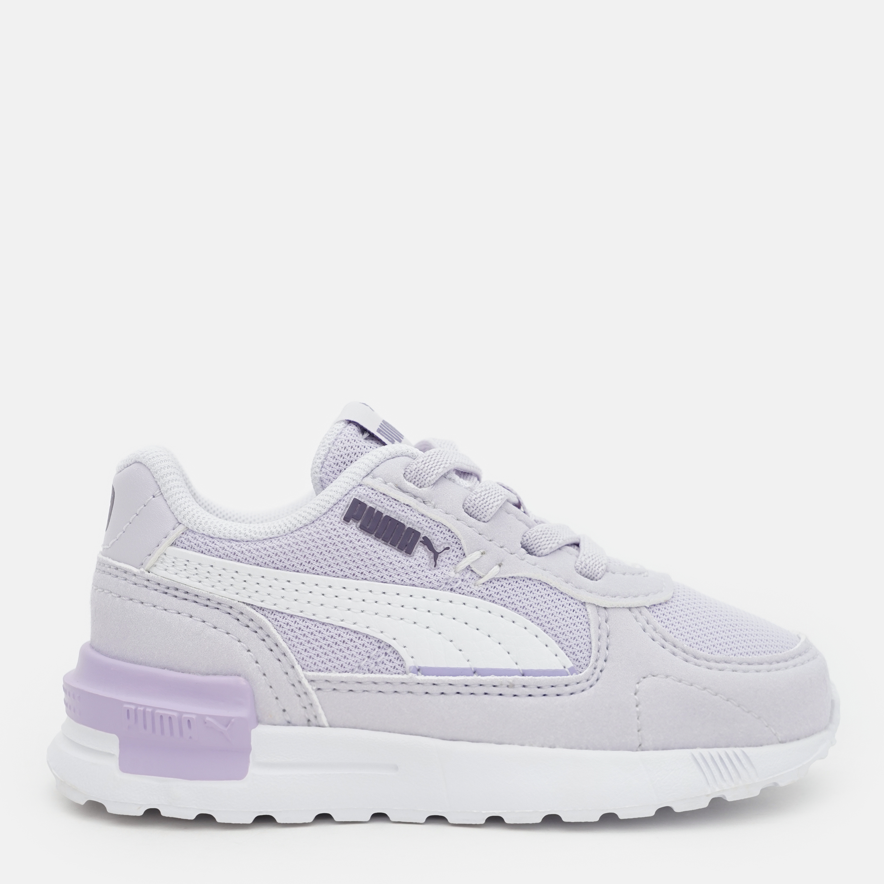 Акція на Дитячі кросівки для дівчинки Puma Graviton AC Inf 38198922 24 (7) Spring Lavender-Puma White-Purple Charcoal від Rozetka