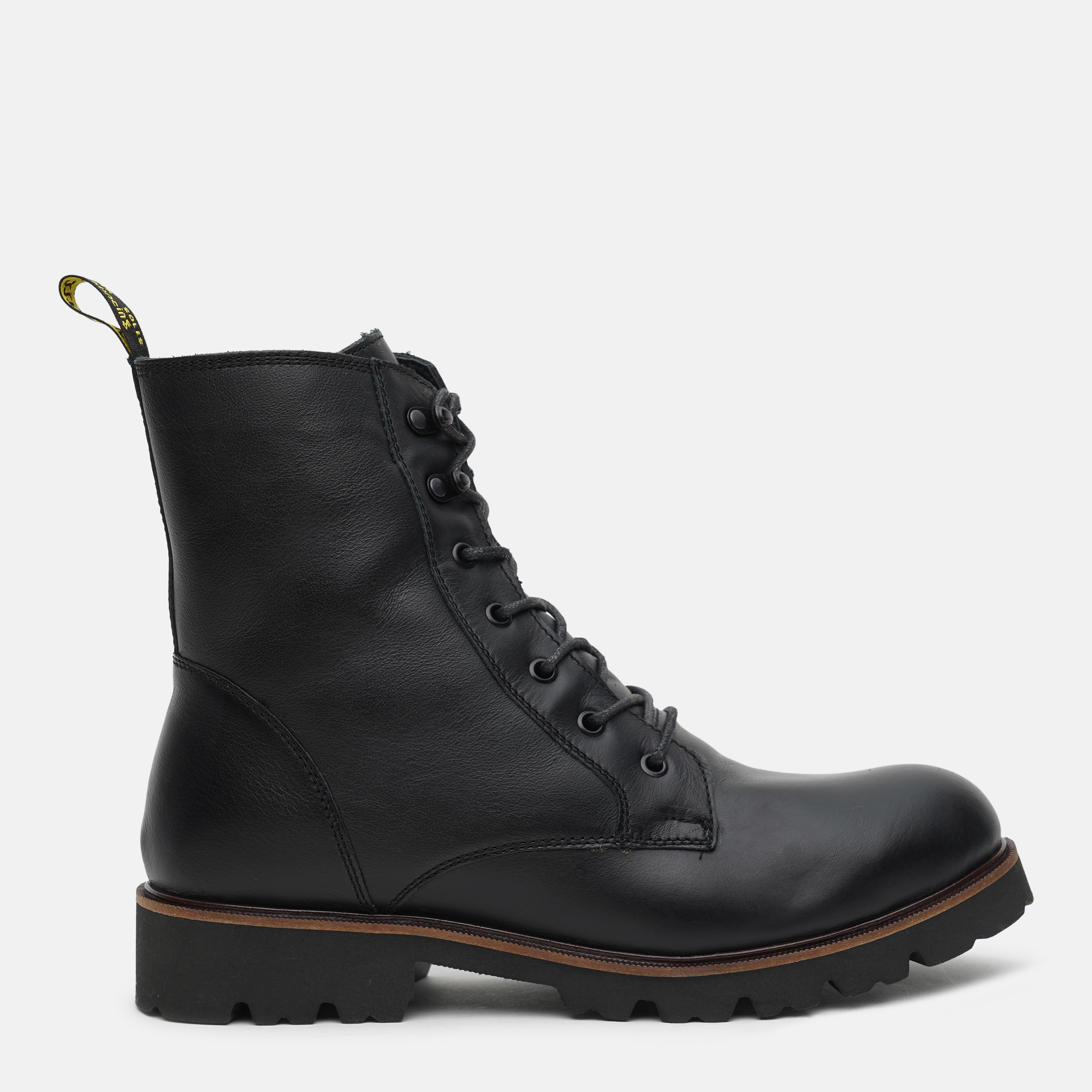 Акция на Чоловічі зимові черевики високі Prime Shoes 990 Black Leather 16-990-80110 44 29 см Чорні от Rozetka