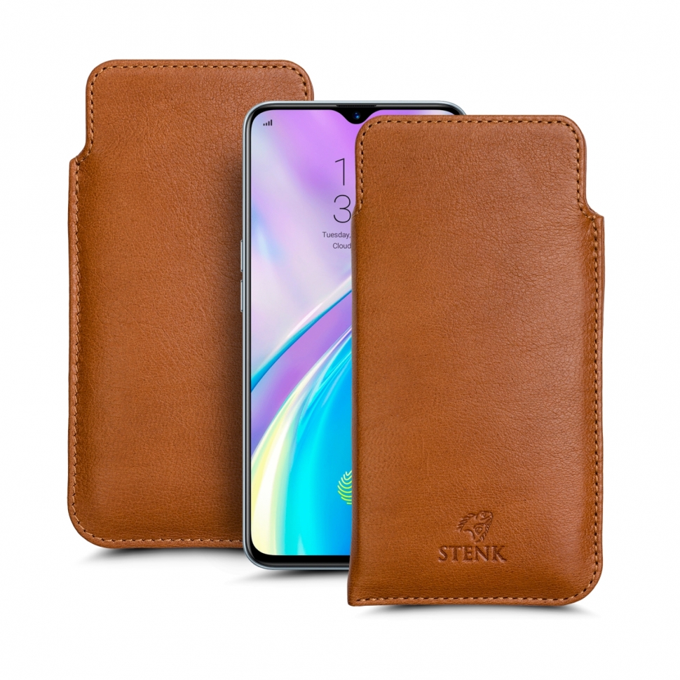 

Футляр Stenk Elegance для Realme X2 Camel