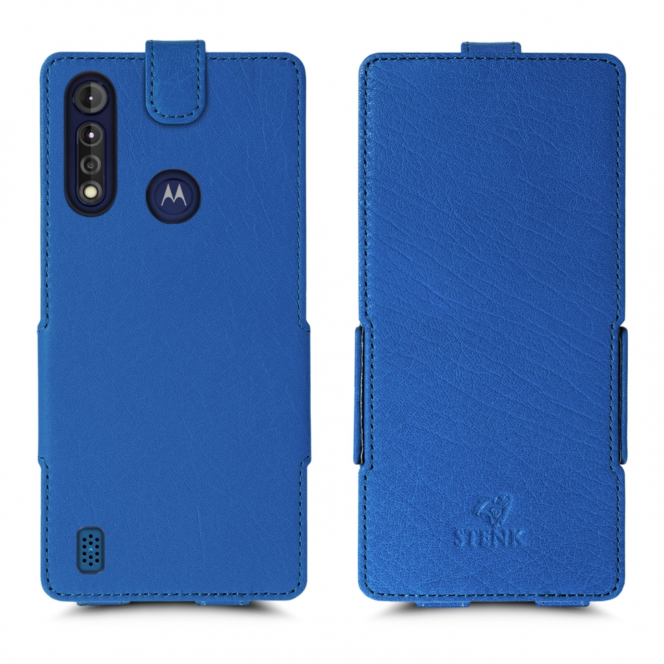 

Чехол флип Stenk Prime для Motorola Moto G8 Power Lite Ярко-синий