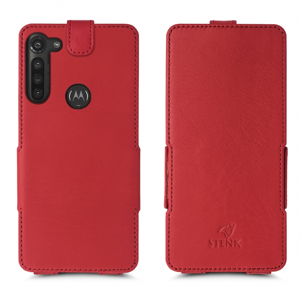 

Чехол флип Stenk Prime для Motorola Moto G8 Power Красный