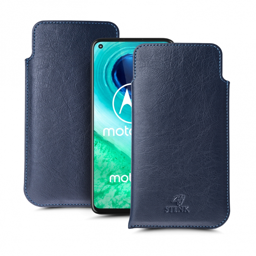 

Футляр Stenk Elegance для Motorola Moto G8 Синий