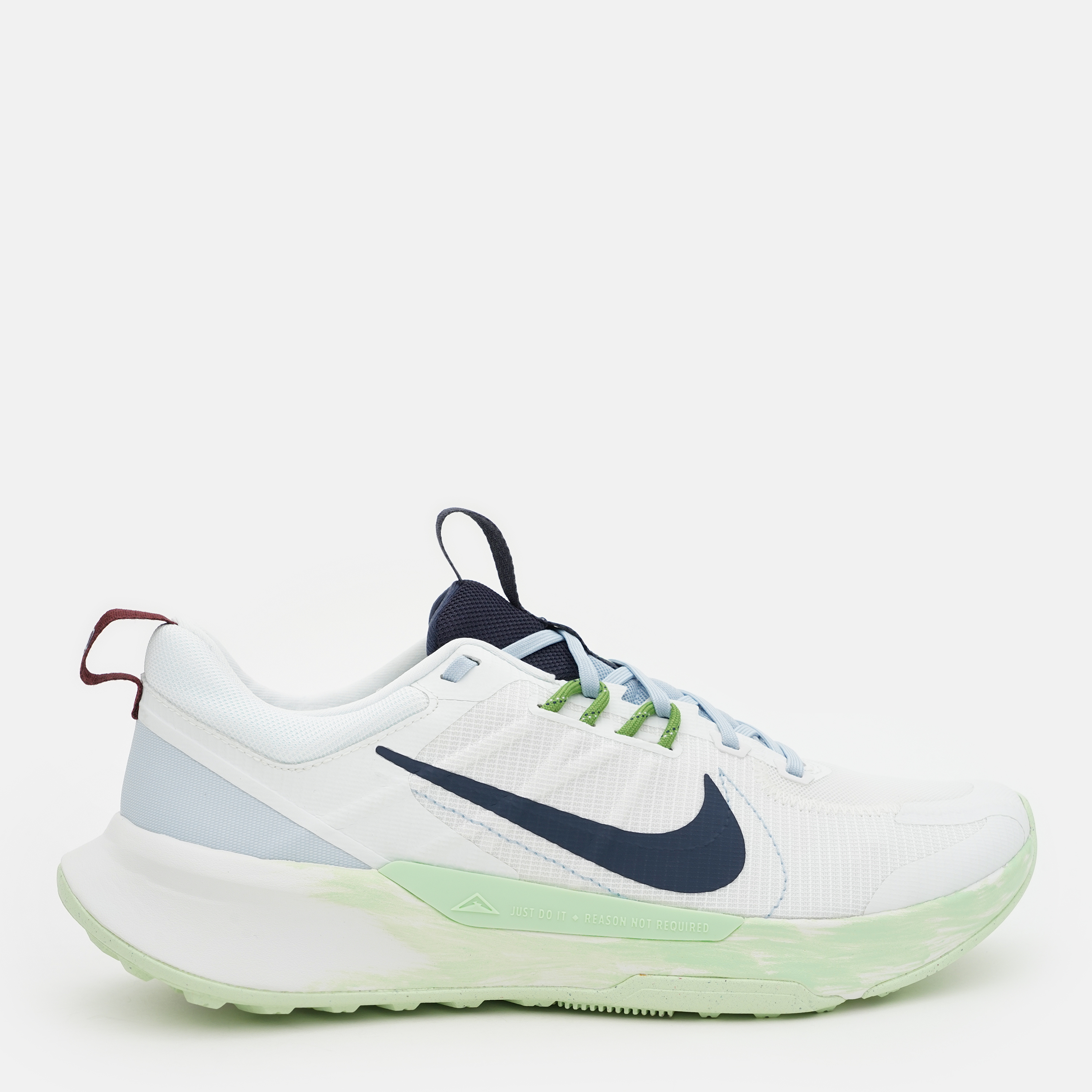 Акція на Чоловічі кросівки для бігу Nike Juniper Trail 2 Nn DM0822-103 45 (11US) 29 см Summit White/Thunder Blue-Vapor Green від Rozetka