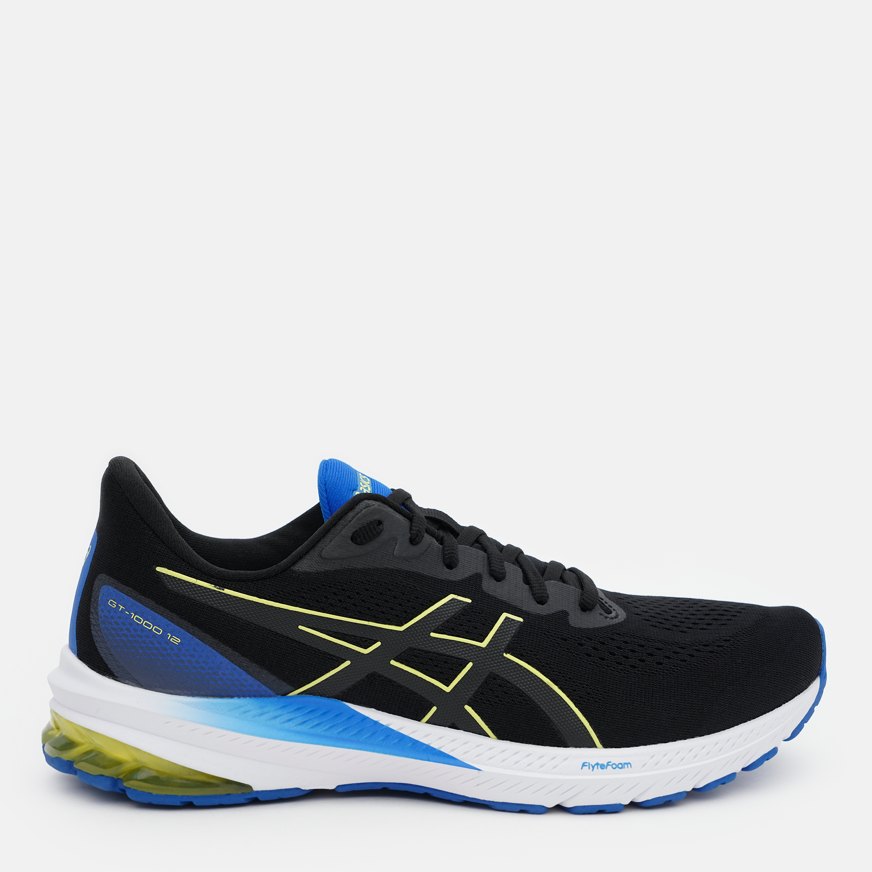 Акція на Чоловічі кросівки для бігу ASICS Gt-1000 12 1011B631-002 47 (12.5US) 30 см Сині від Rozetka