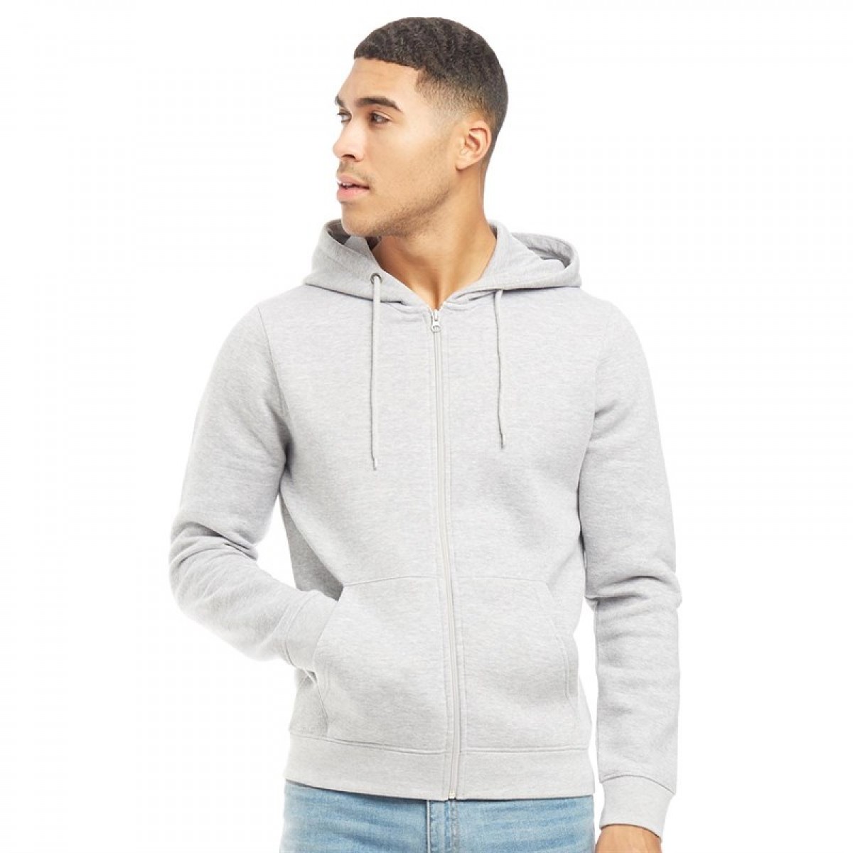 

Толстовка Fluid Basic Zip Grey Marl Grey Marl, S (44)