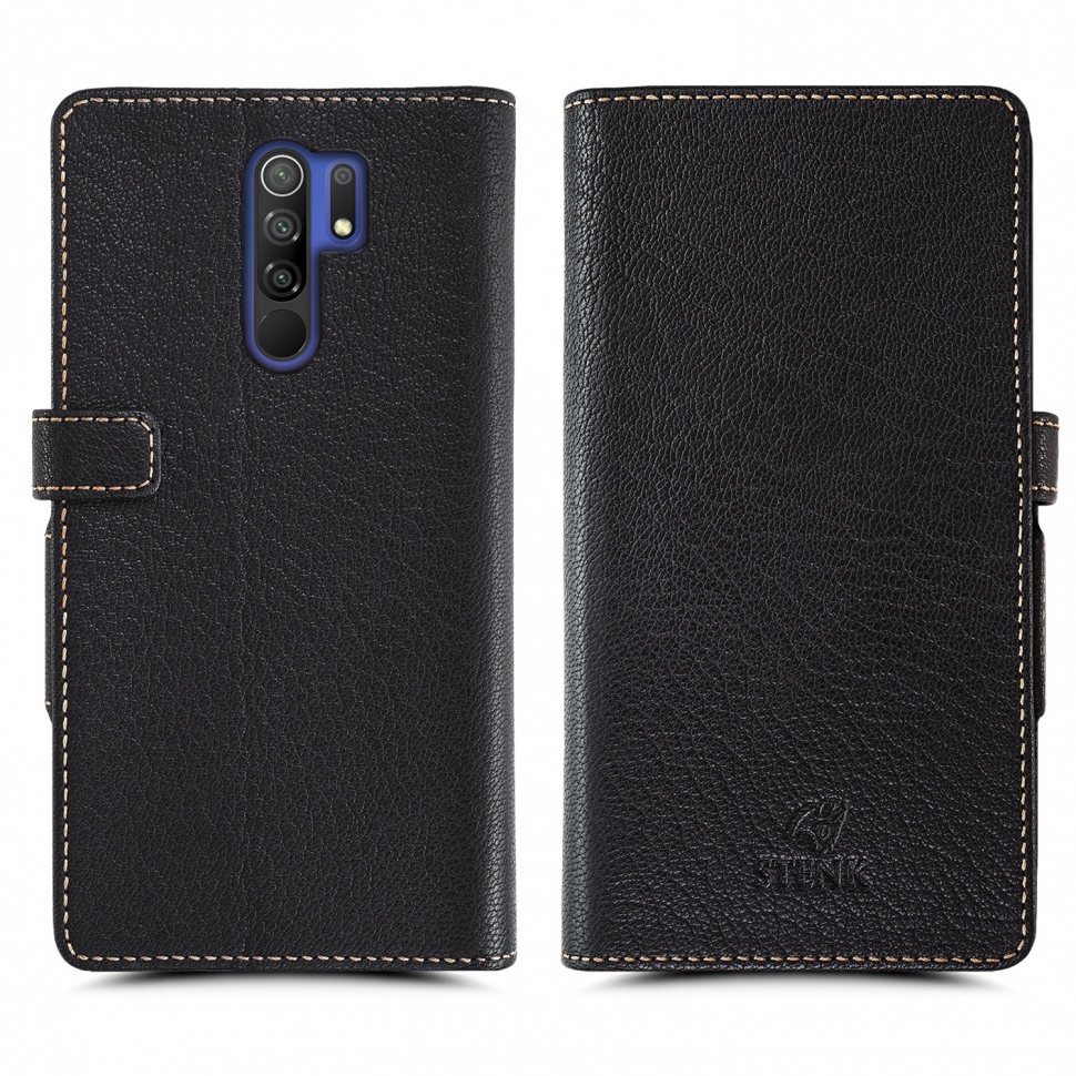 

Чехол книжка Stenk Wallet для Xiaomi Redmi 9 Чёрный