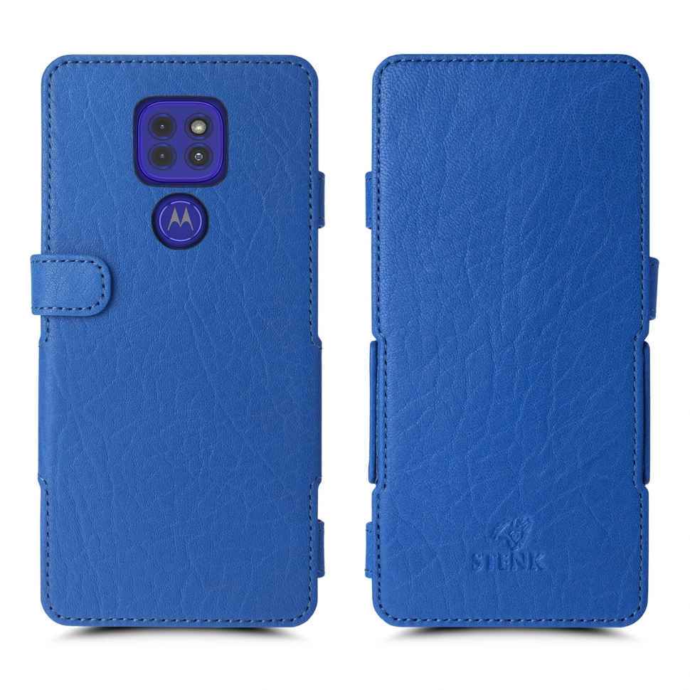 

Чехол книжка Stenk Prime для Motorola Moto G9 Play Ярко-синий