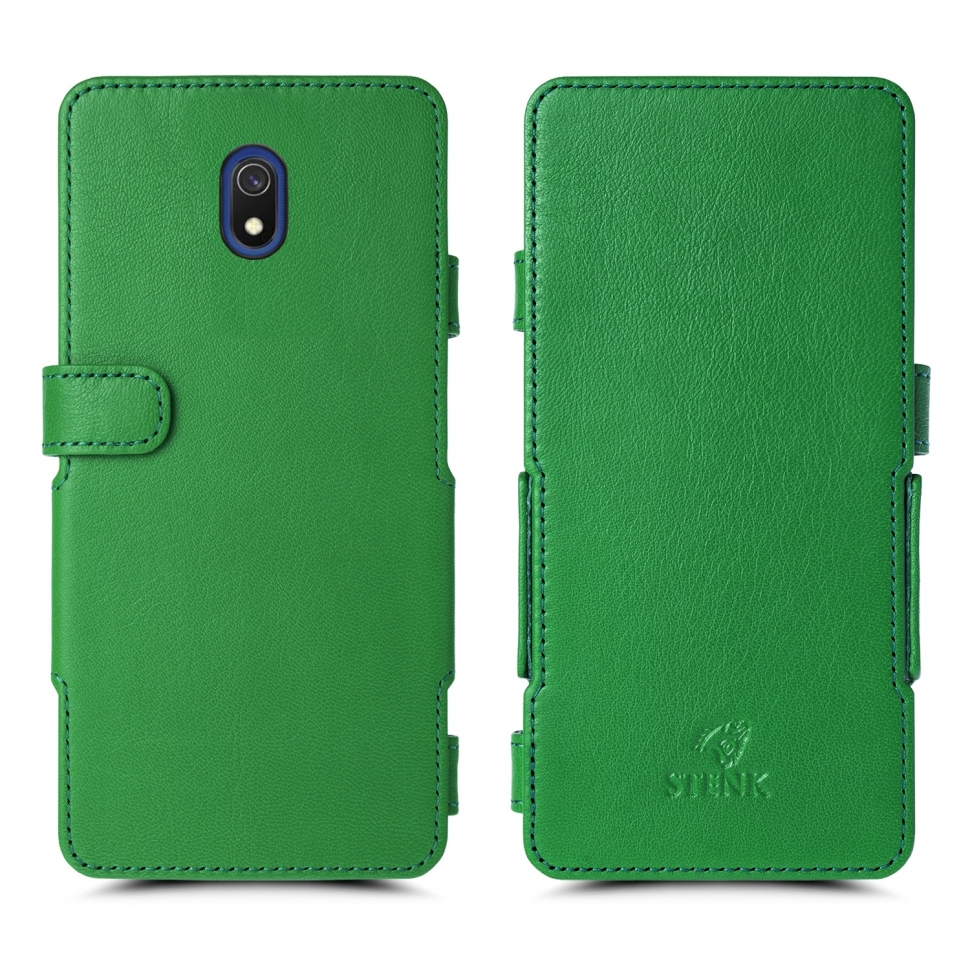 

Чехол книжка Stenk Prime для Xiaomi Redmi 8A Зелёный