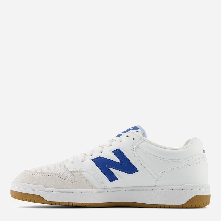 Акція на Чоловічі кеди низькі New Balance 480 V1 BB480LFB 42 (8.5US) 26.5 см Білий/Синій від Rozetka