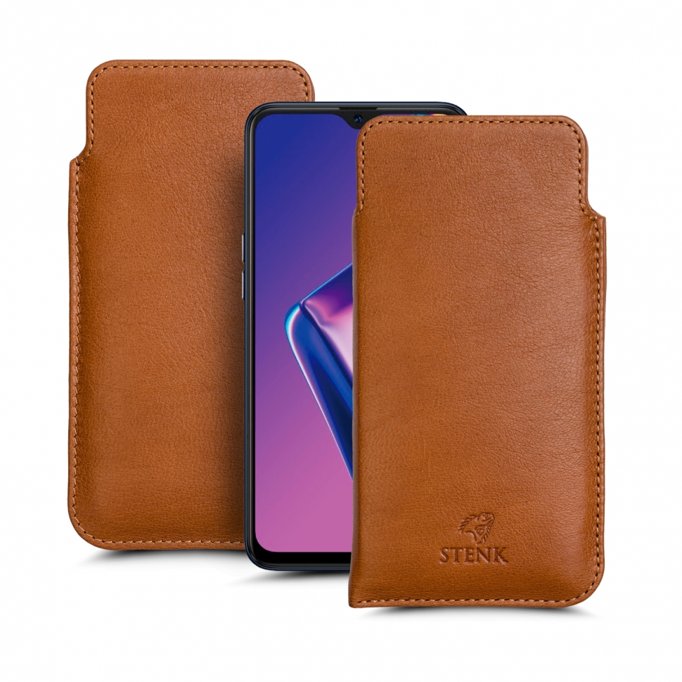 

Футляр Stenk Elegance для OPPO A12 Camel