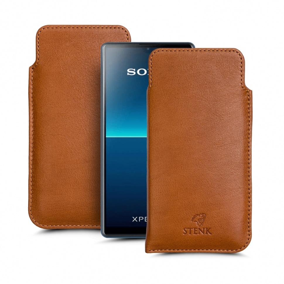 

Футляр Stenk Elegance для Sony Xperia L4 Camel