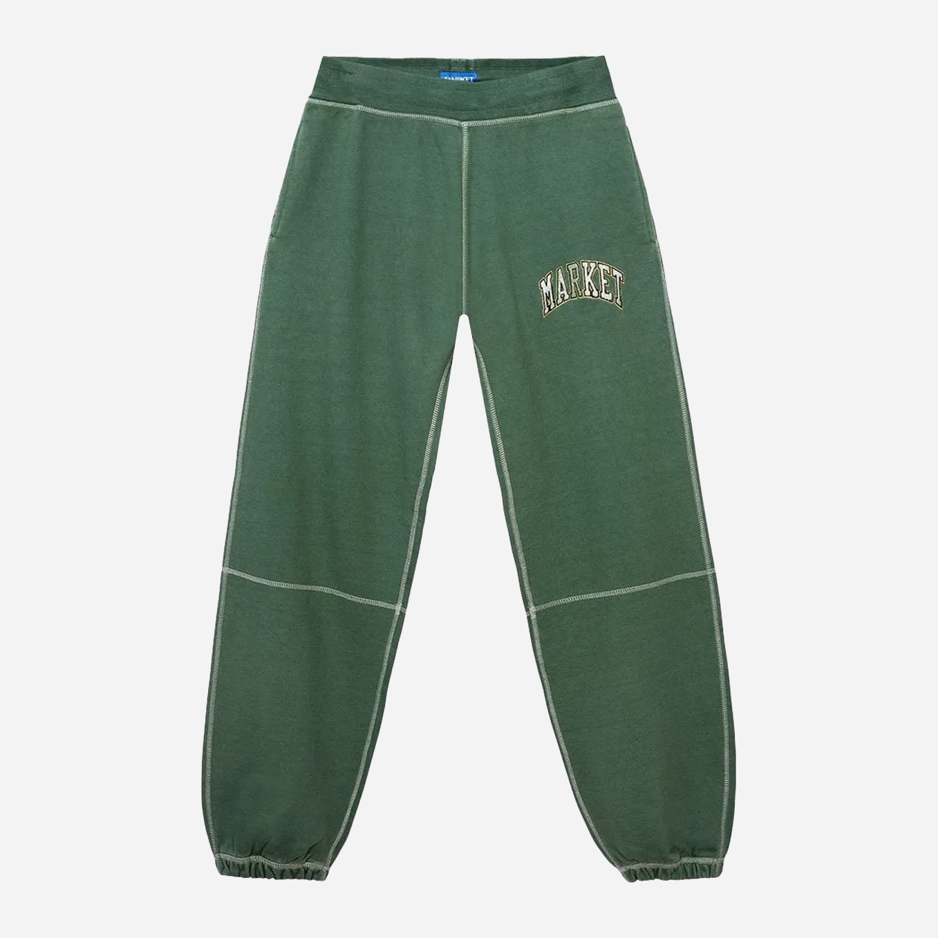 Акція на Спортивні штани чоловічі Market 395000629-0433 S Зелені від Rozetka