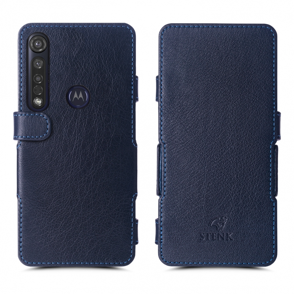 

Чехол книжка Stenk Prime для Motorola Moto G8 Plus Синий