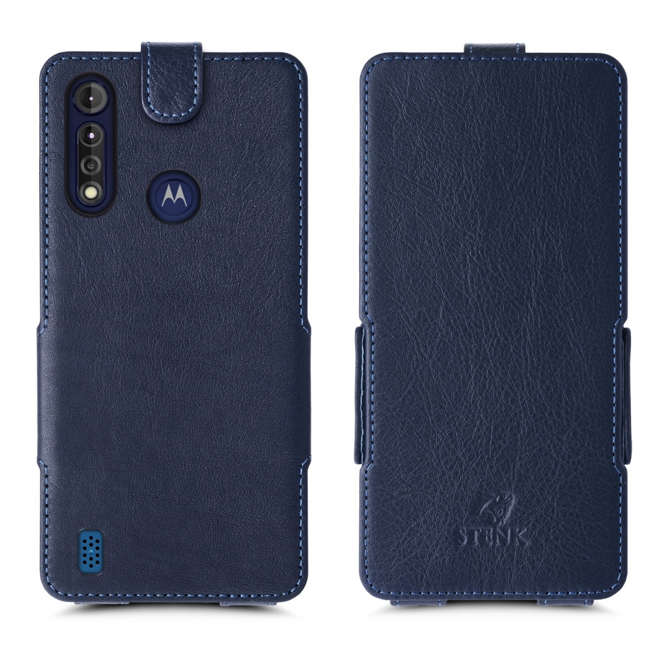 

Чехол флип Stenk Prime для Motorola Moto G8 Power Lite Синий