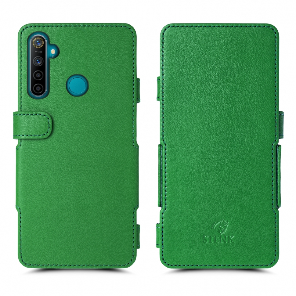 

Чехол книжка Stenk Prime для Realme 5i Зелёный