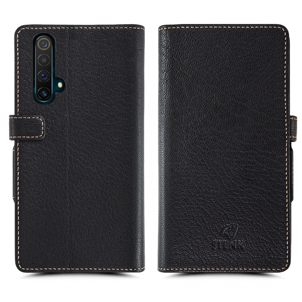 

Чехол книжка Stenk Wallet для Realme X3 Чёрный
