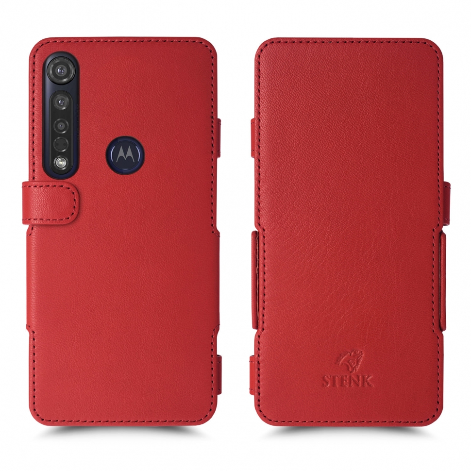 

Чехол книжка Stenk Prime для Motorola Moto G8 Plus Красный