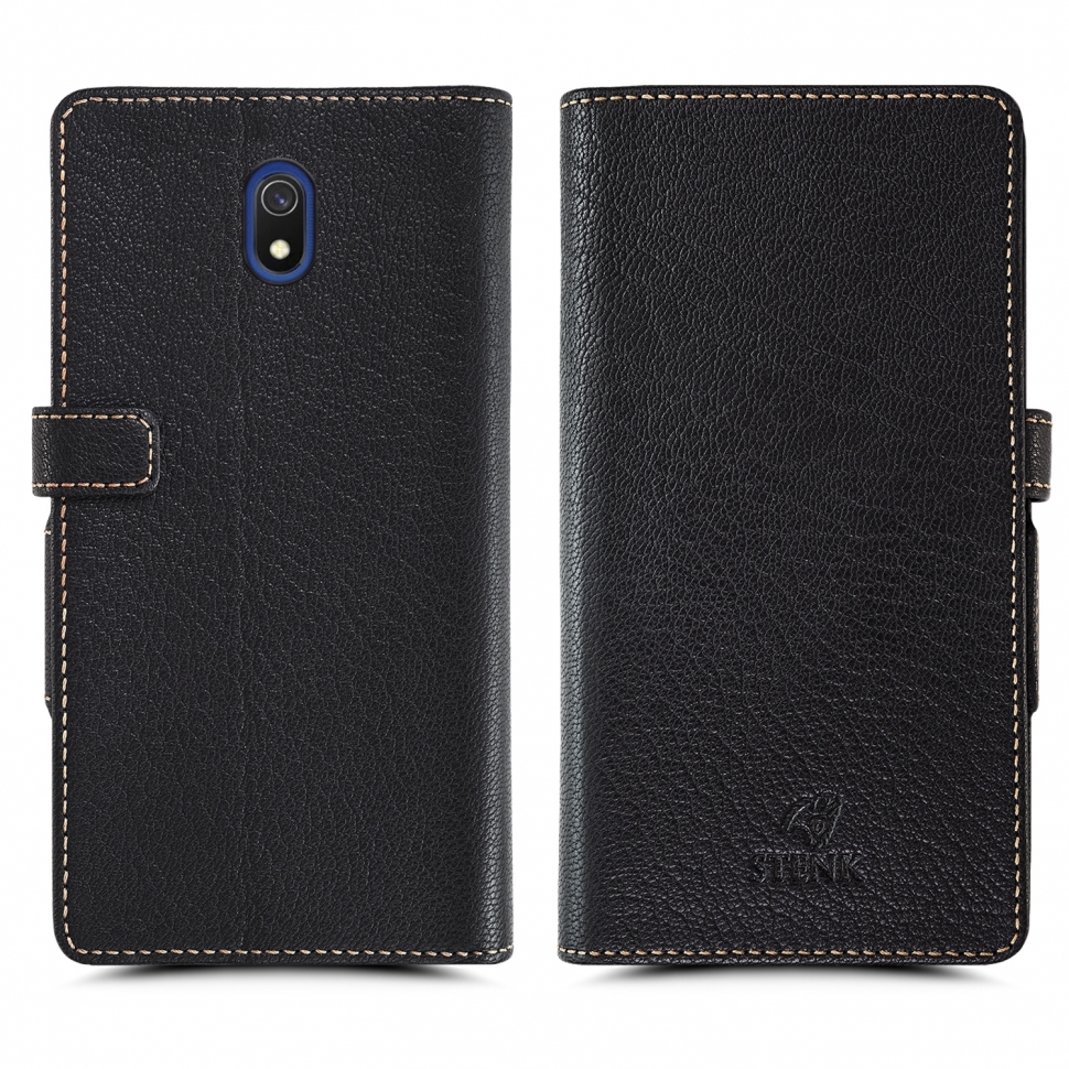 

Чехол книжка Stenk Wallet для Xiaomi Redmi 8A Чёрный