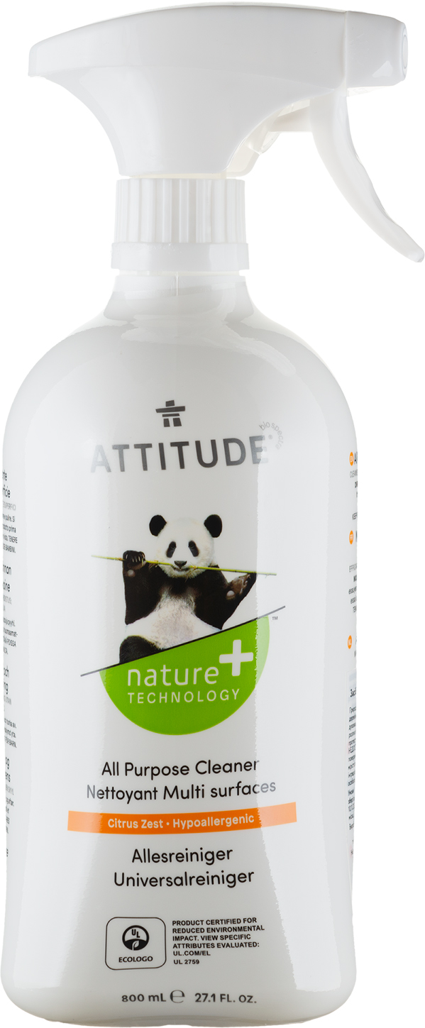Средство моющее универсальное Attitude Nature + Technology Цитрус 800
