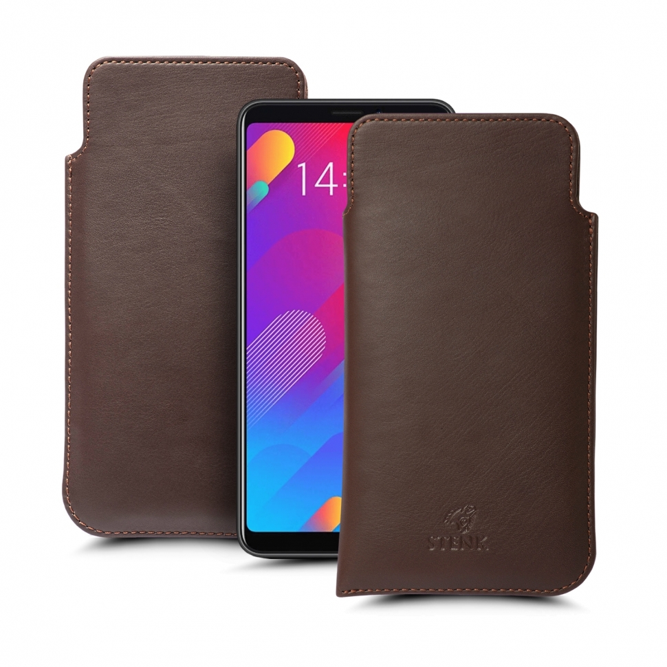 

Футляр Stenk Elegance для Meizu M8 lite Коричневый