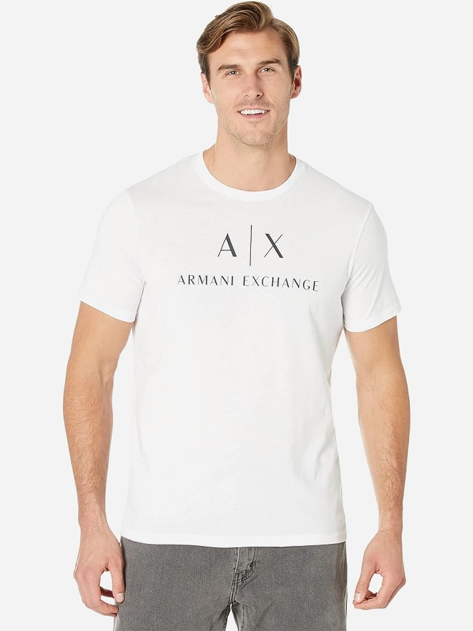 Акція на Футболка чоловіча Armani Exchange 821392129 XL Біла від Rozetka