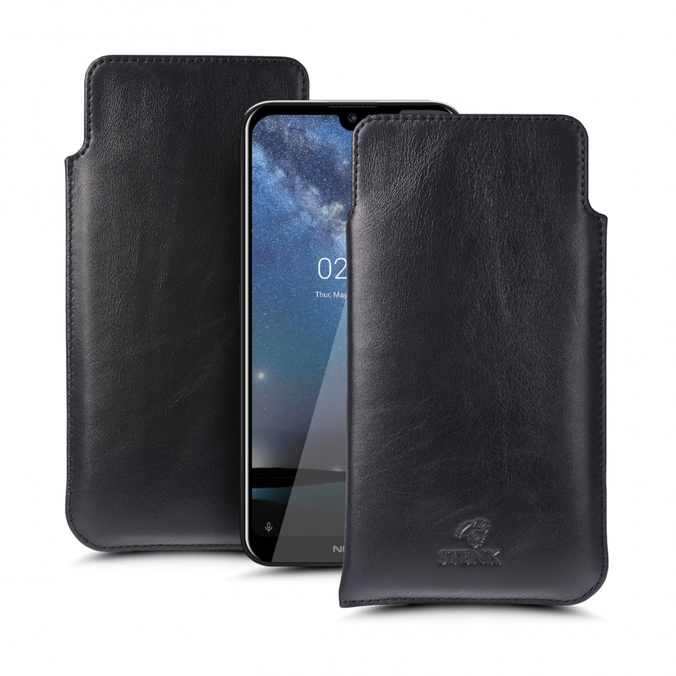 

Футляр Stenk Elegance для Nokia 2.2 Чёрный