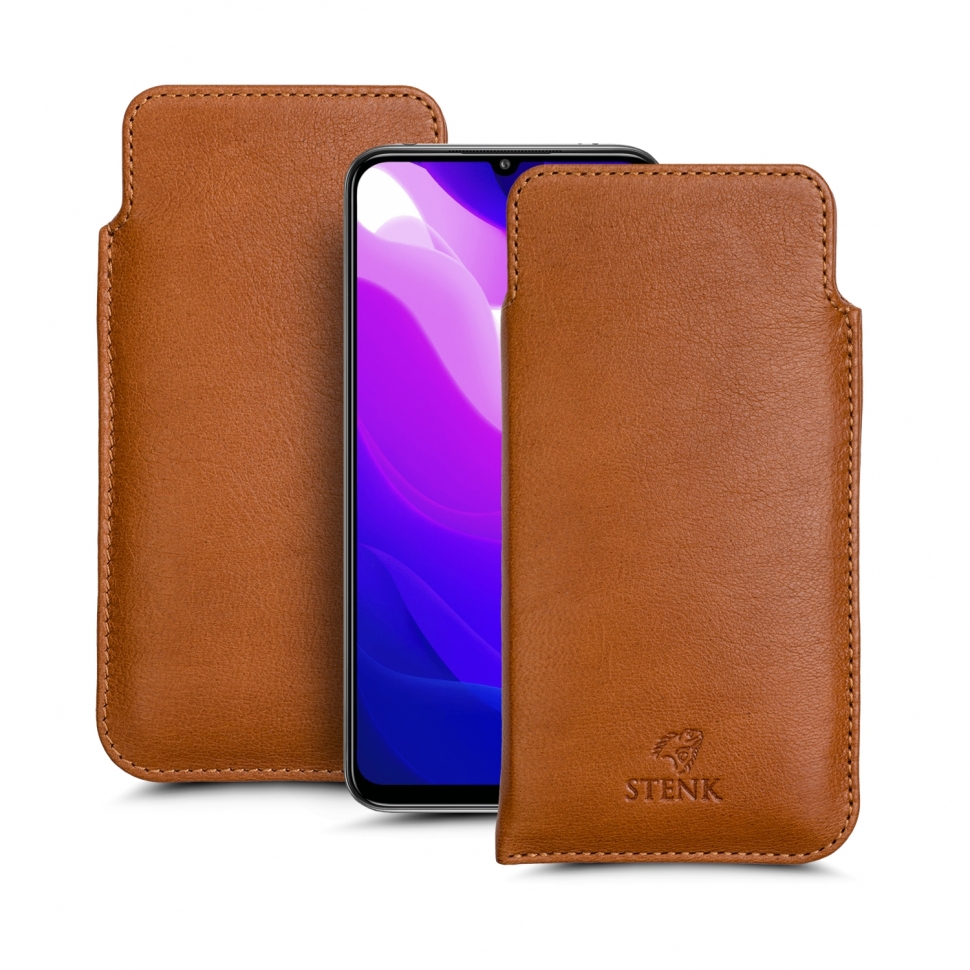 

Футляр Stenk Elegance для Xiaomi Mi 10 Lite Camel