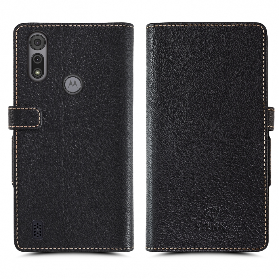 

Чехол книжка Stenk Wallet для Motorola Moto E6s Чёрный