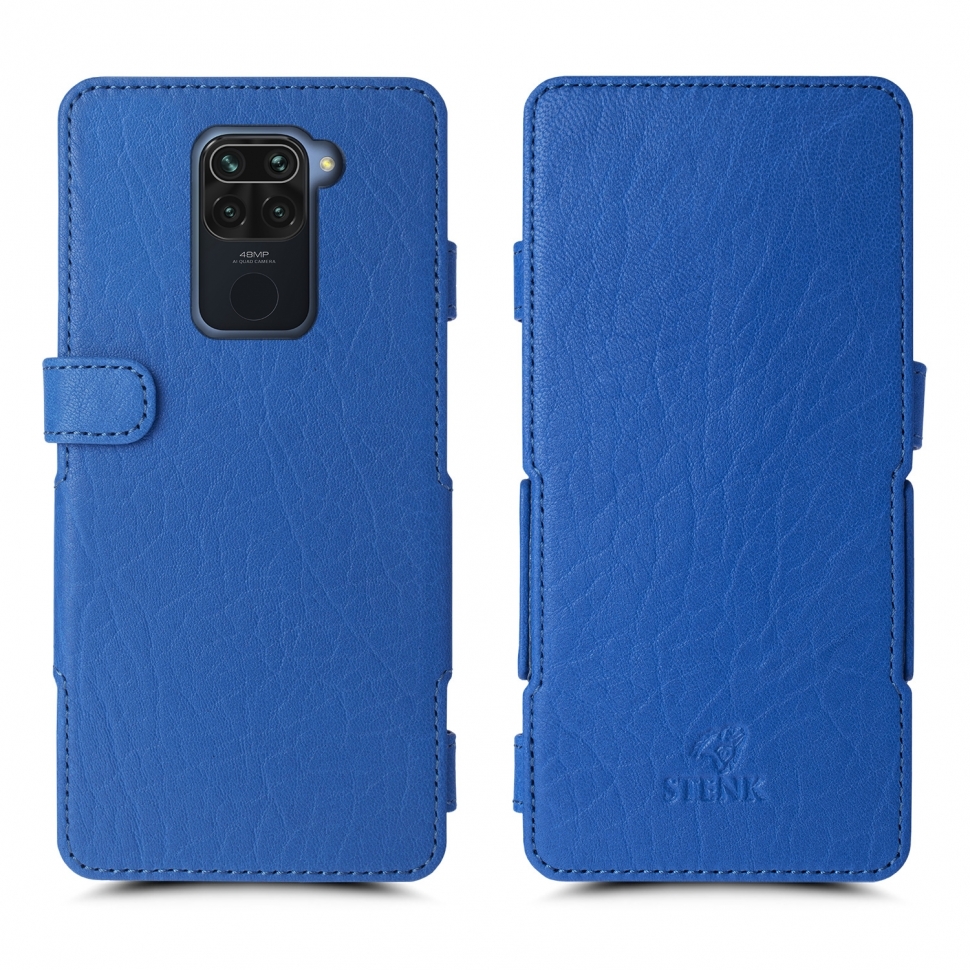 

Чехол книжка Stenk Prime для Xiaomi Redmi Note 9 Ярко-синий
