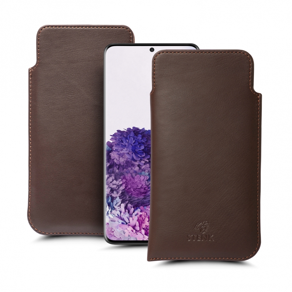 

Футляр Stenk Elegance для Samsung Galaxy S20 Plus Коричневый