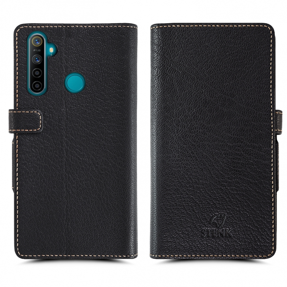 

Чехол книжка Stenk Wallet для Realme 5i Чёрный