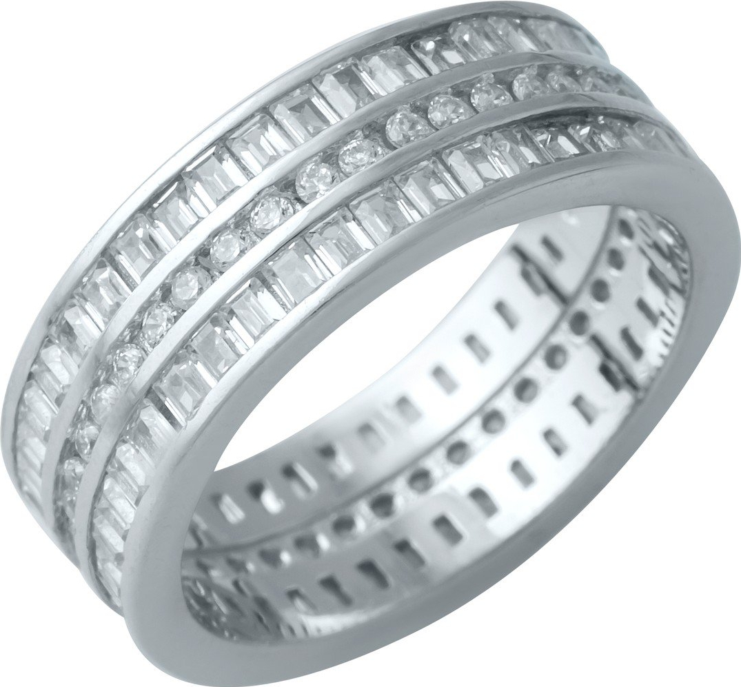 

Серебряное кольцо SilverBreeze с фианитами 1929483 16.5 размер, 16.5 размер