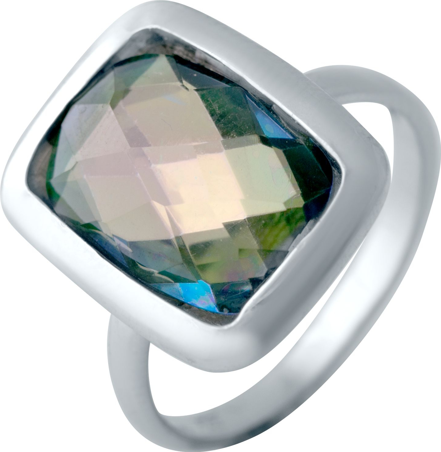 

Серебряное кольцо SilverBreeze с натуральным мистик топазом 2043478 18.5 размер, 18.5 размер