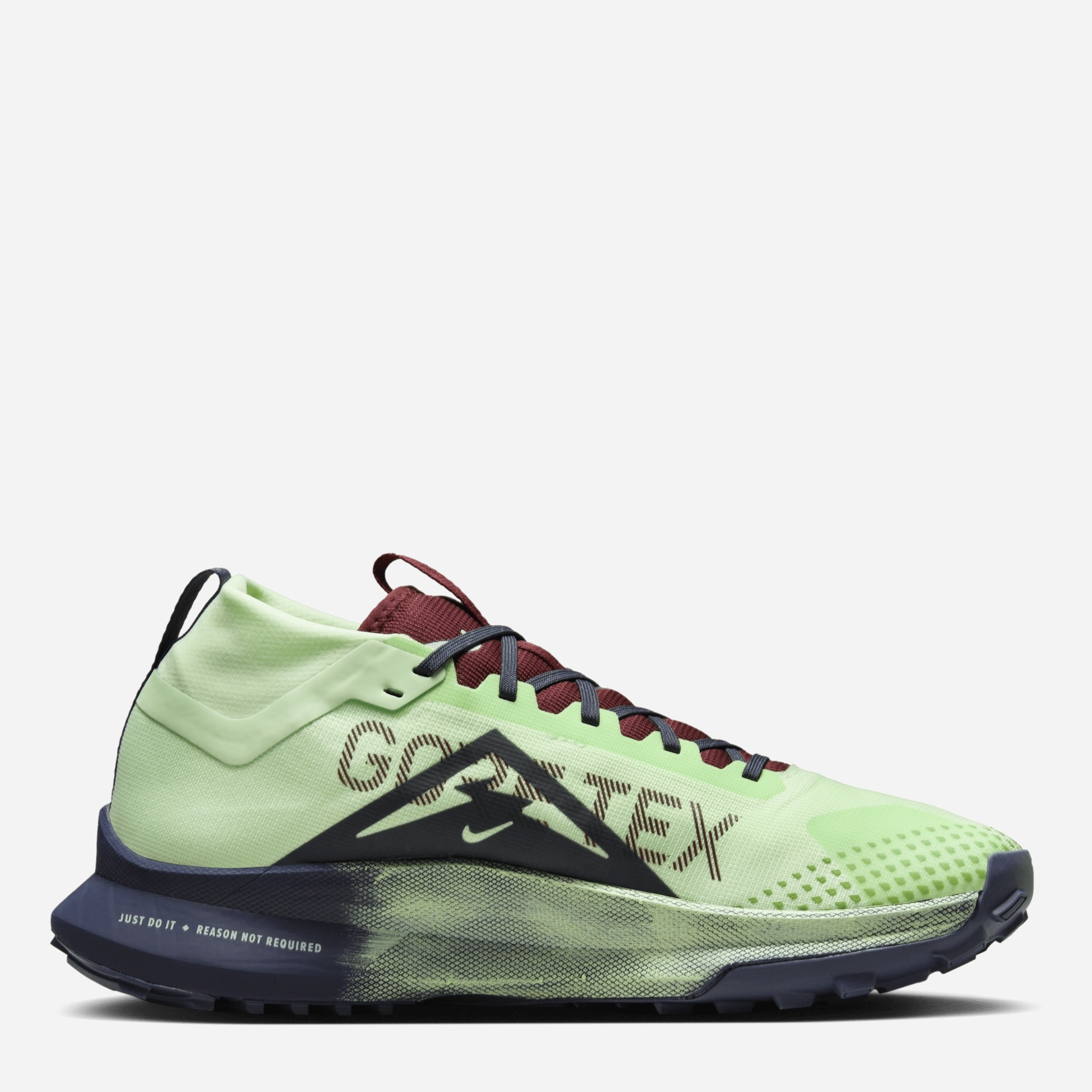 Акція на Чоловічі кросівки для бігу з Gore-Tex Nike React Pegasus Trail 4 Gtx DJ7926-303 43 (9.5US) 27.5 см Vapor Green/Dark Team Red-Thunder Blue від Rozetka