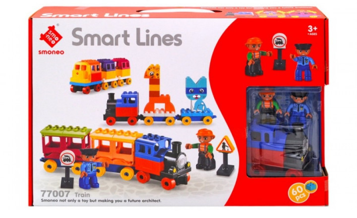 

Конструктор Smoneo Smart Lines Train Поезд 77007