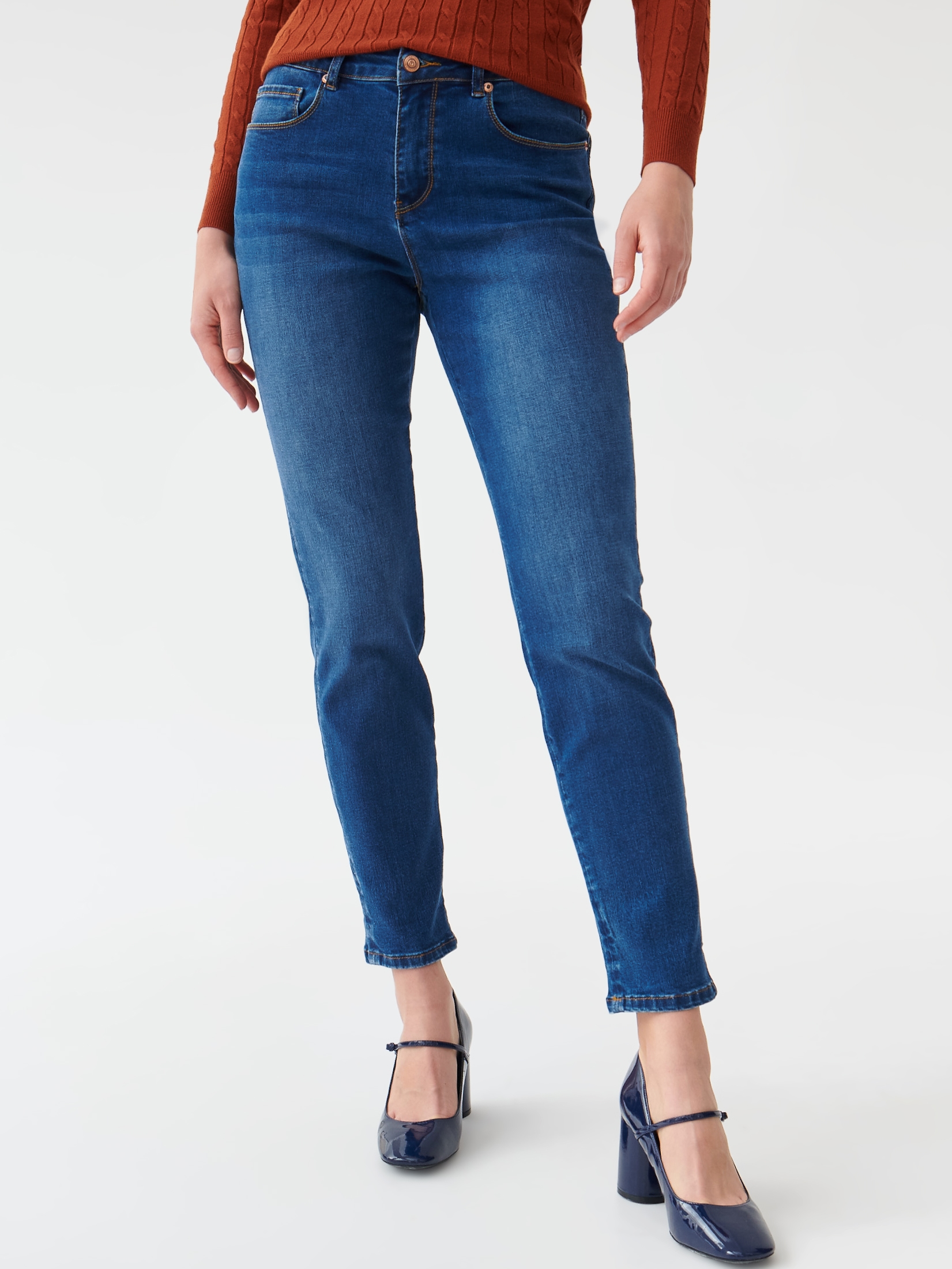 Джинсы женские Slim Fit Tatuum Dezira 1 T2315.144 40 Синие ...