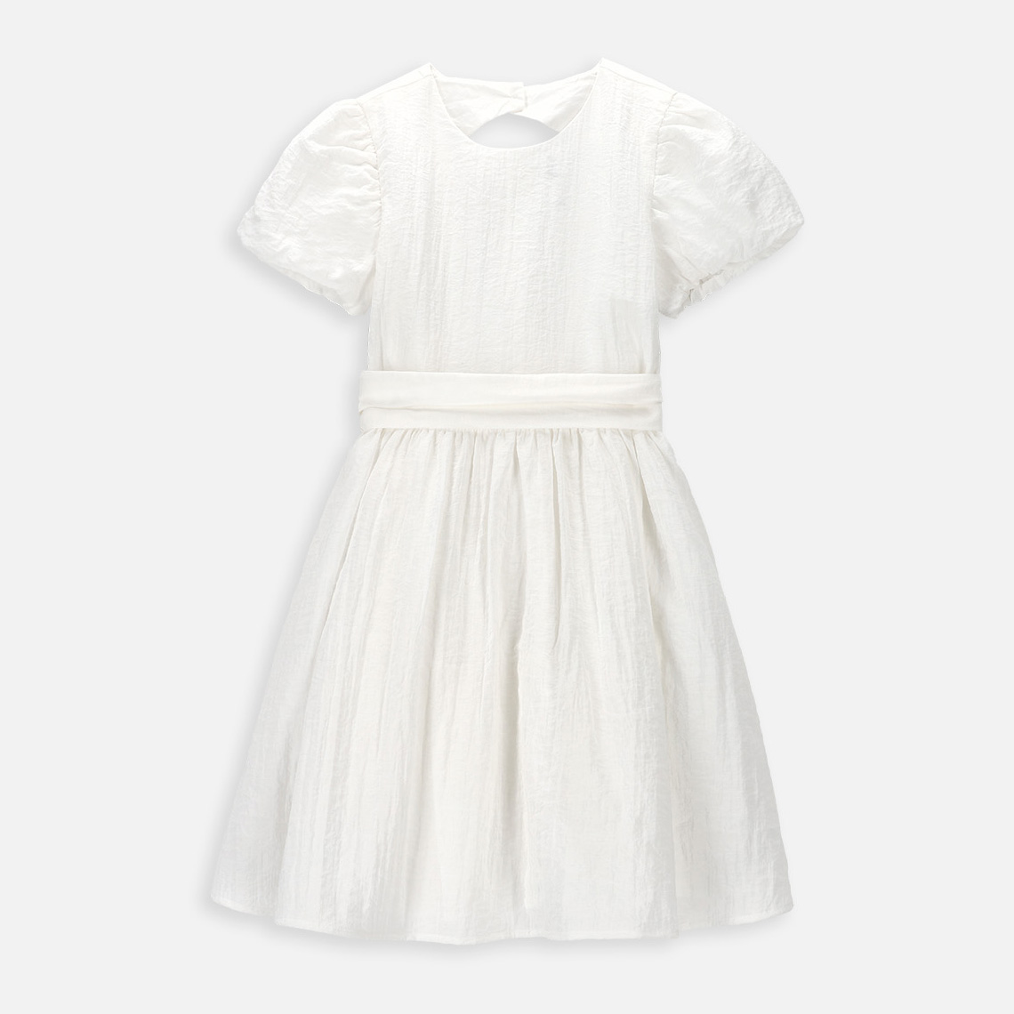 Акція на Дитяче літнє святкове плаття для дівчинки Coccodrillo WC4128209EJG-003 104 см Екрю від Rozetka