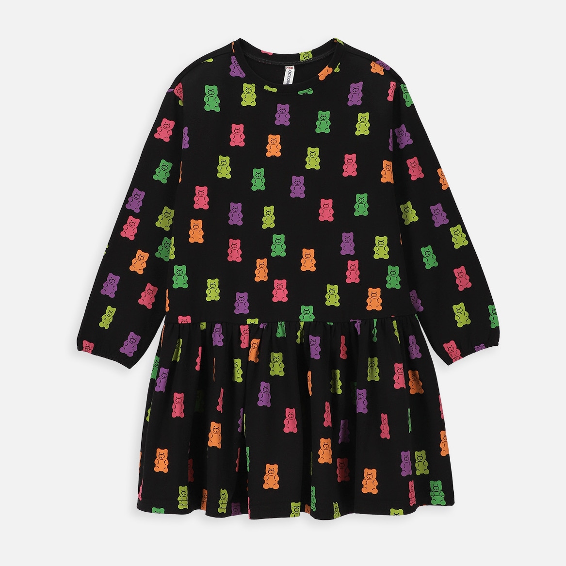 Акція на Дитяче плаття для дівчинки Coccodrillo WC4129102JPK-021 110 см Чорне від Rozetka