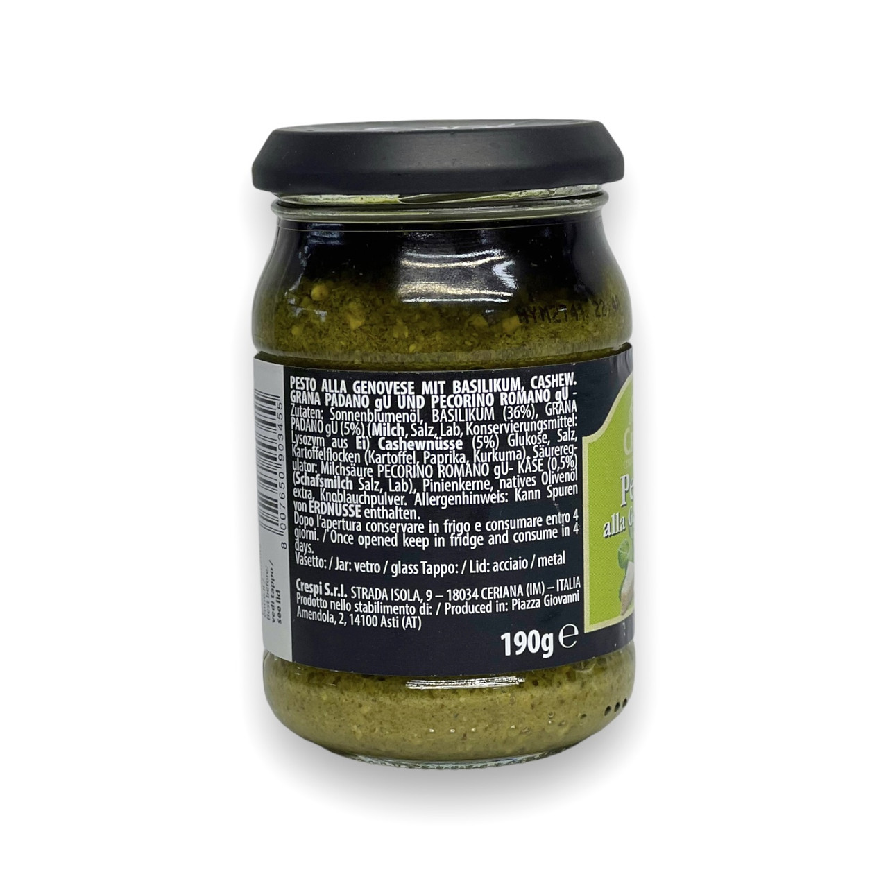 Соус песто CRESPI классический pesto alla genovese 190мл – купить в  интернет-магазине ROZETKA. Соус песто CRESPI классический pesto alla  genovese 190мл от продавца: Gastronomia-Italiana по доступной цене в Киеве,  Харькове, Днепре, Одессе,