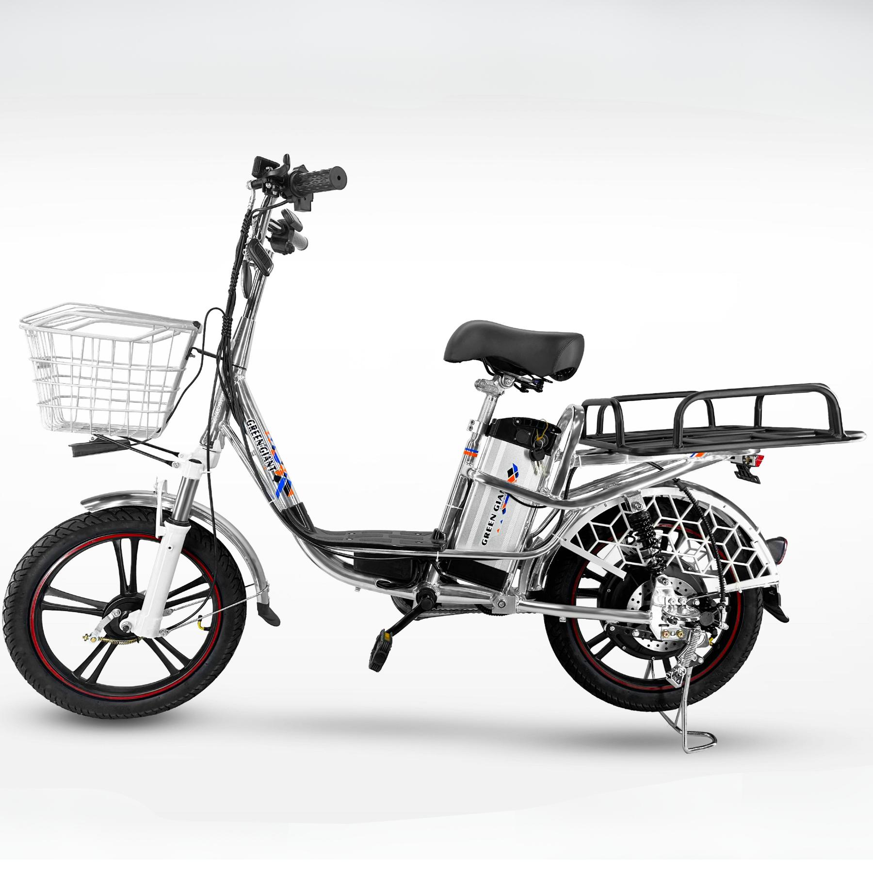 ROZETKA | Электровелосипед GREEN GIANT M18 Cargo 15Ah | 600W Chrome, с ...