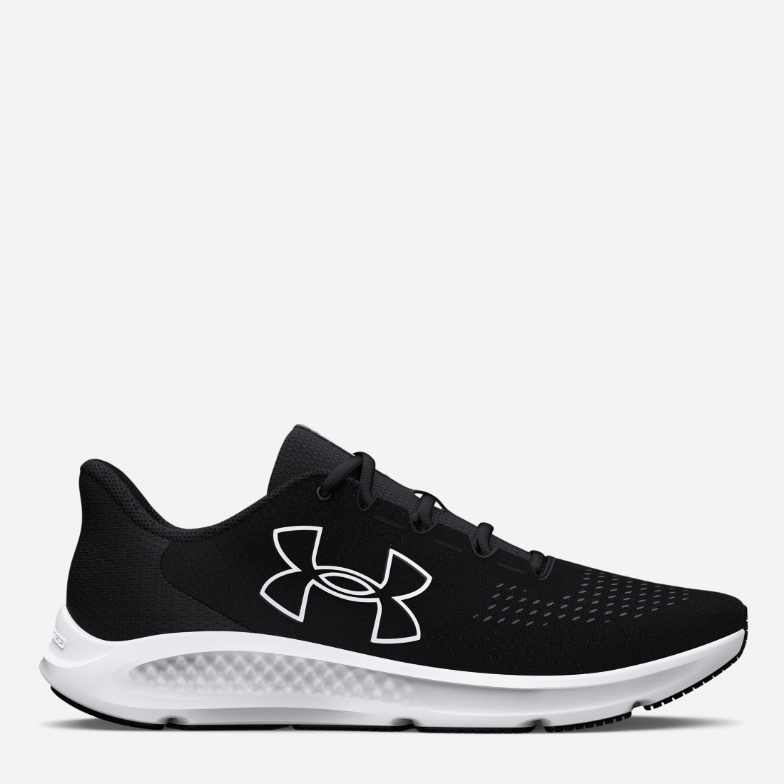 Акція на Чоловічі кросівки для бігу Under Armour Charged Pursuit 3 BL 3026518-001 46 (12US) 30 см Чорні від Rozetka