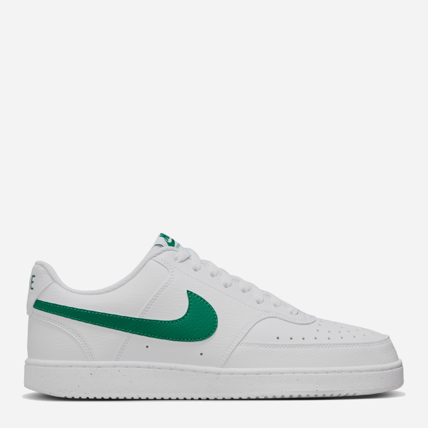 Акція на Чоловічі кеди низькі Nike Court Vision Lo Nn DH2987-111 45 (11US) 29 см White/Malachite-White від Rozetka