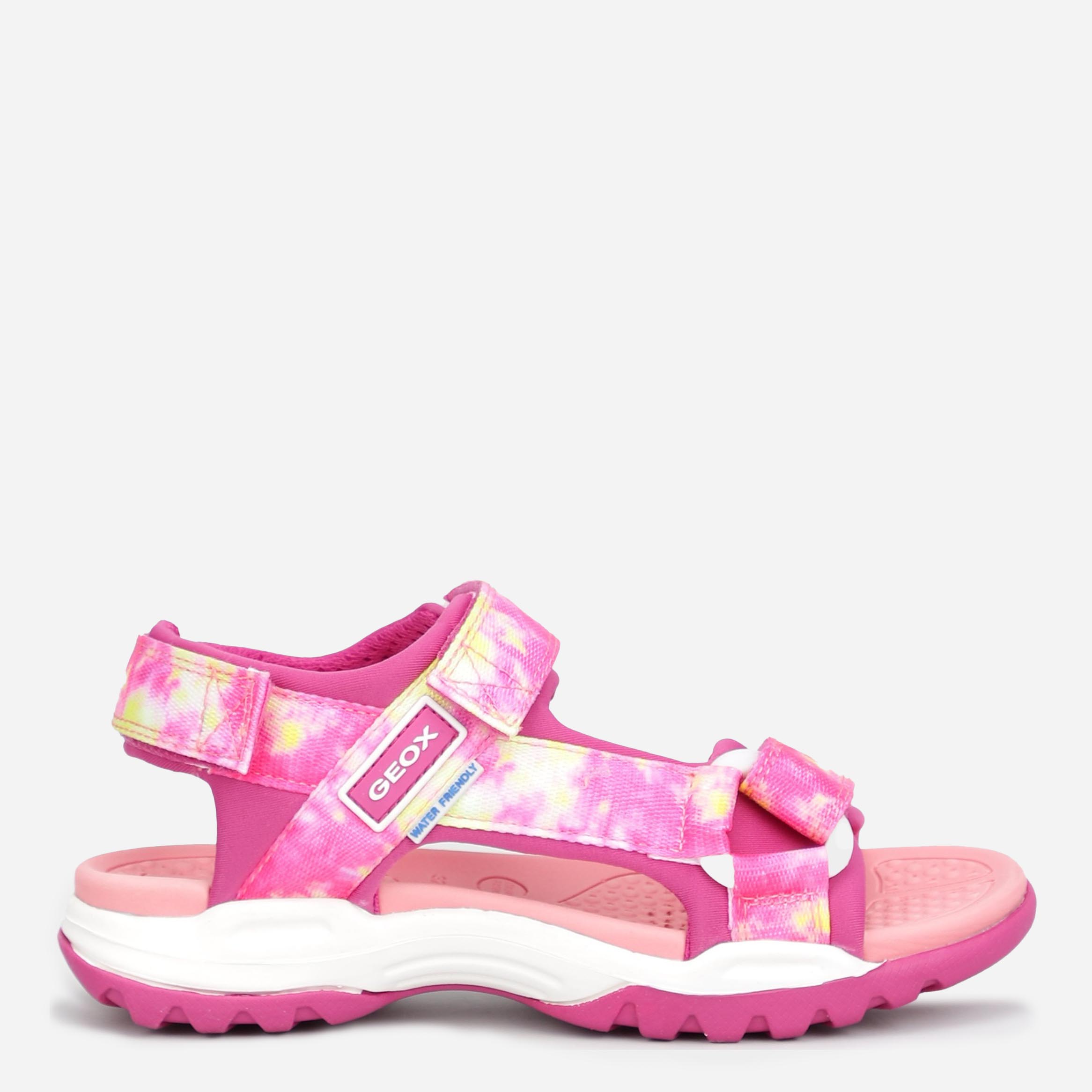Акція на Дитячі спортивні сандалі для дівчинки Geox J350WB-01511-C8B7Q 29 Рожеві від Rozetka