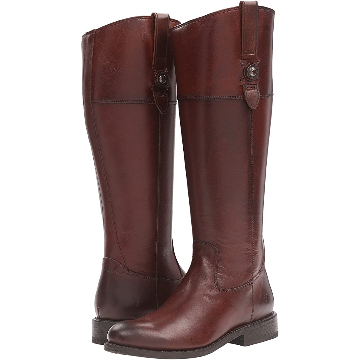 

Сапоги женские Frye Jayden Button Tall Wide Бордовый размер 38.5