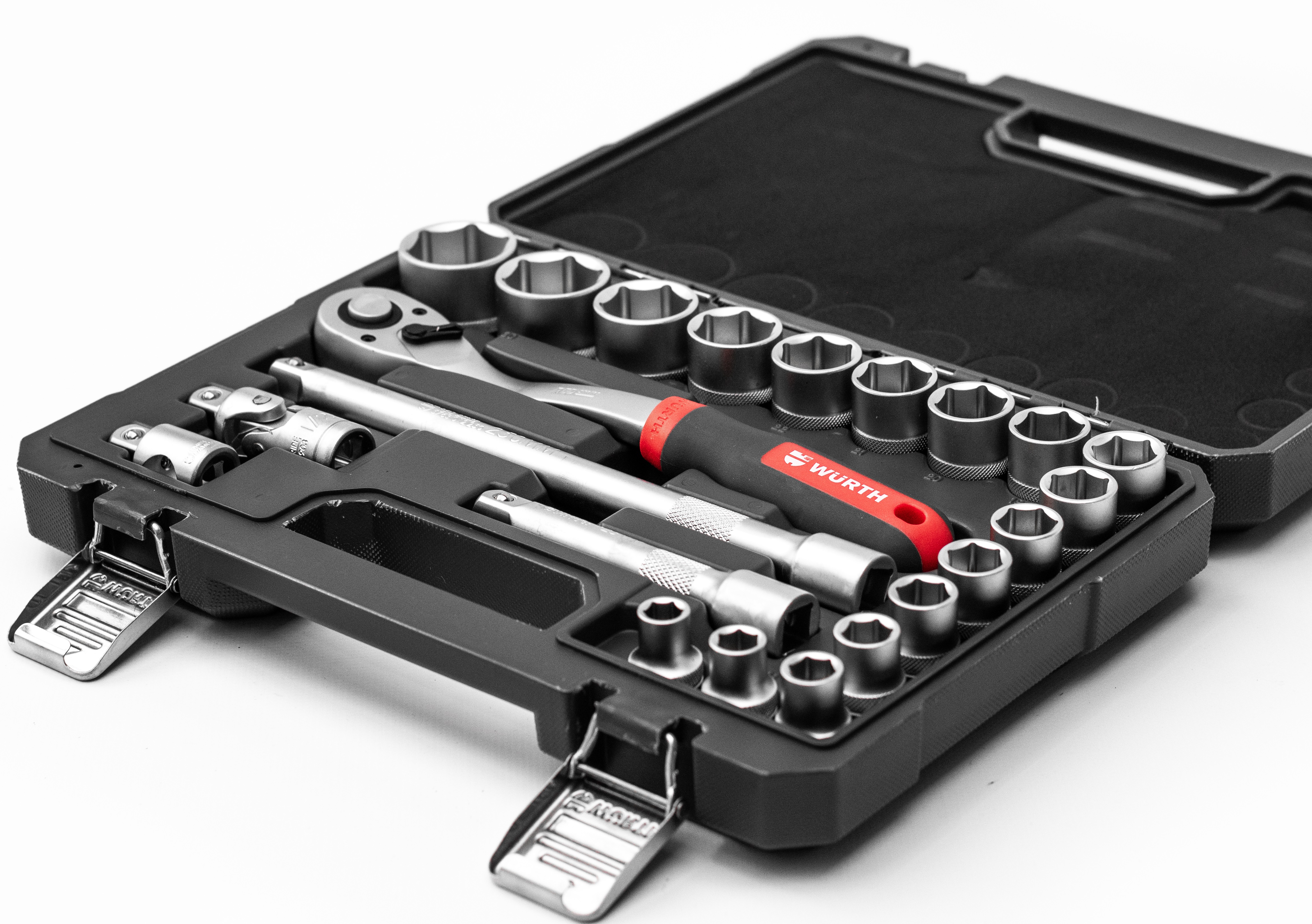 Набор инструментов с трещоткой Wurth Redstripe 1/2