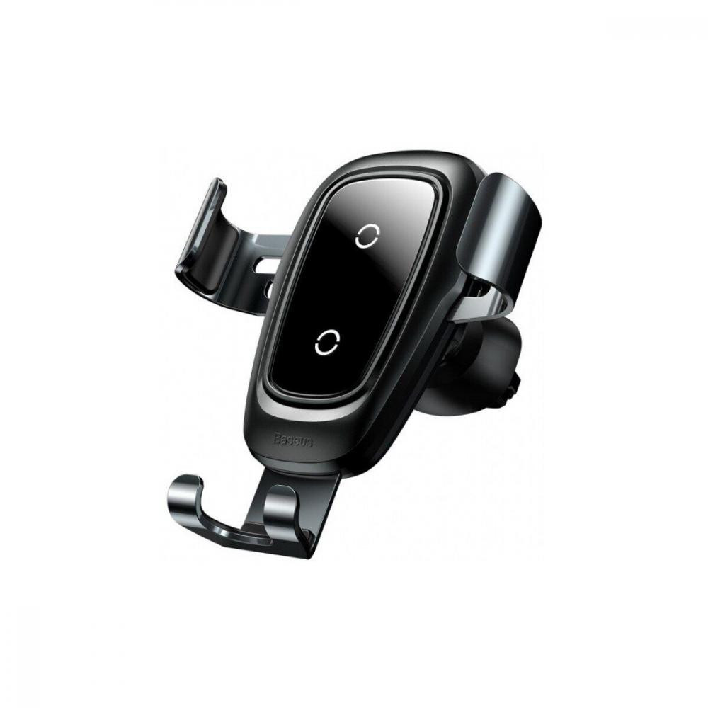 

Автодержатель+ беспроводная зарядка Baseus Wireless Charger Gravity Car Mount black (WXYL-B0A)