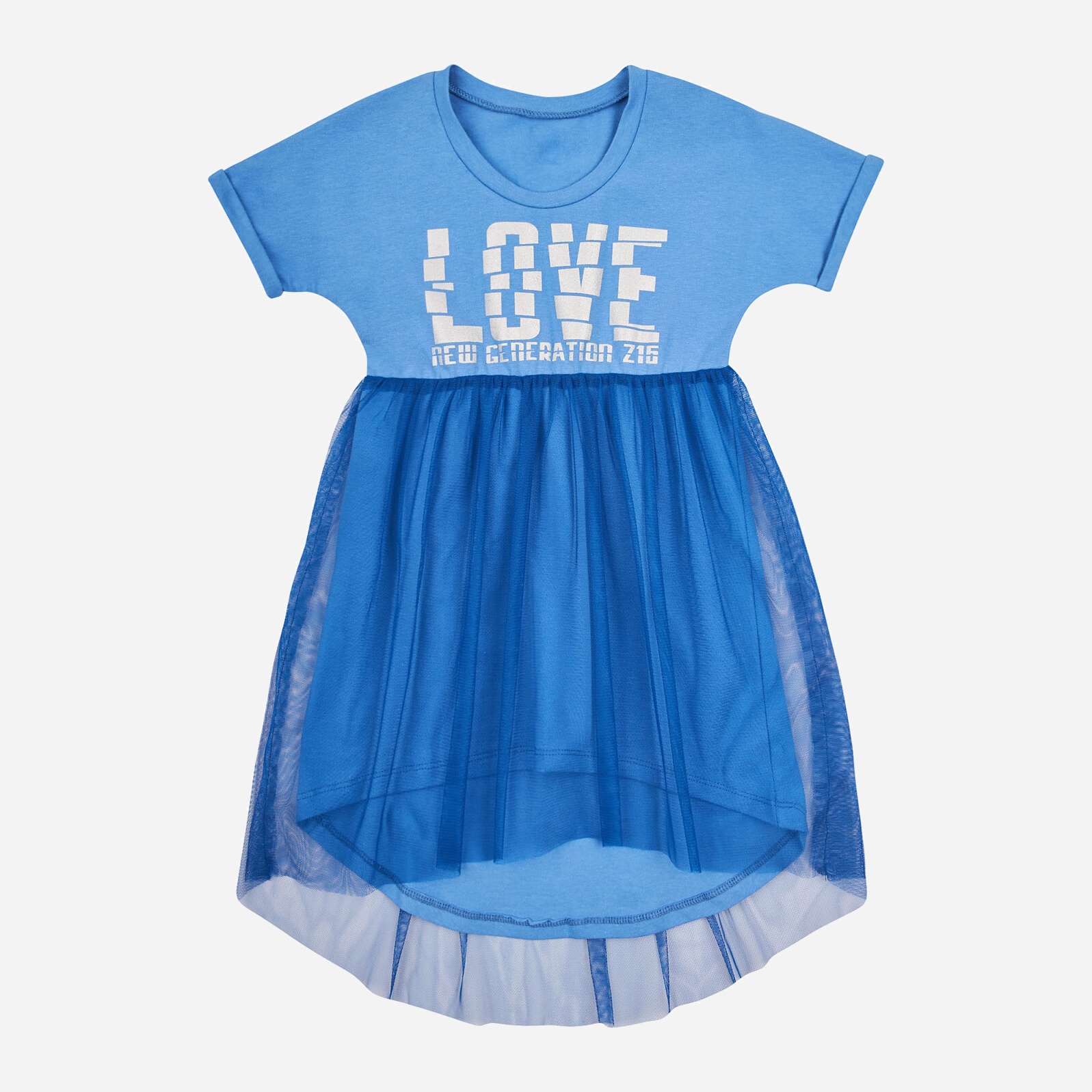 Акция на Дитяча літня сукня для дівчинки UA16 15СК114-4 (2-445) 122 см Синя от Rozetka